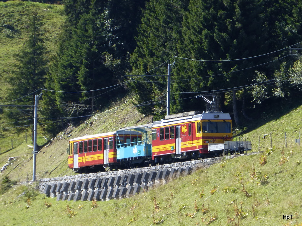 tpc / BVB - Regio vom Col de Bretaye nach Villars-sur-Ollon am 13.09.2014