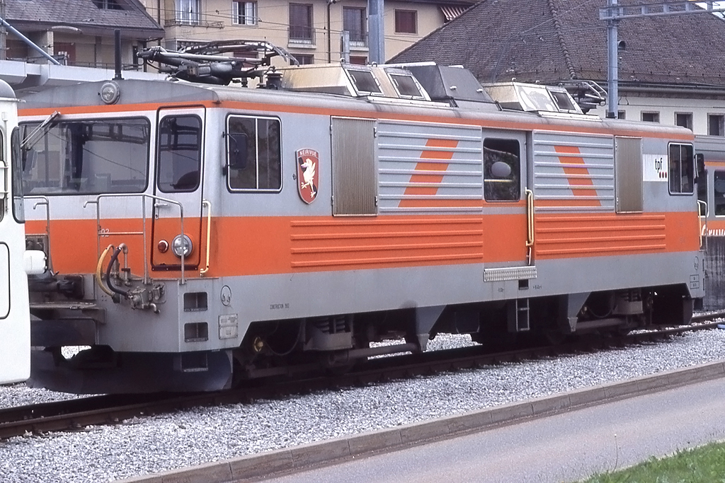 Tpf, GDe 4-4, 102, 13.06.2004 Bulle 


