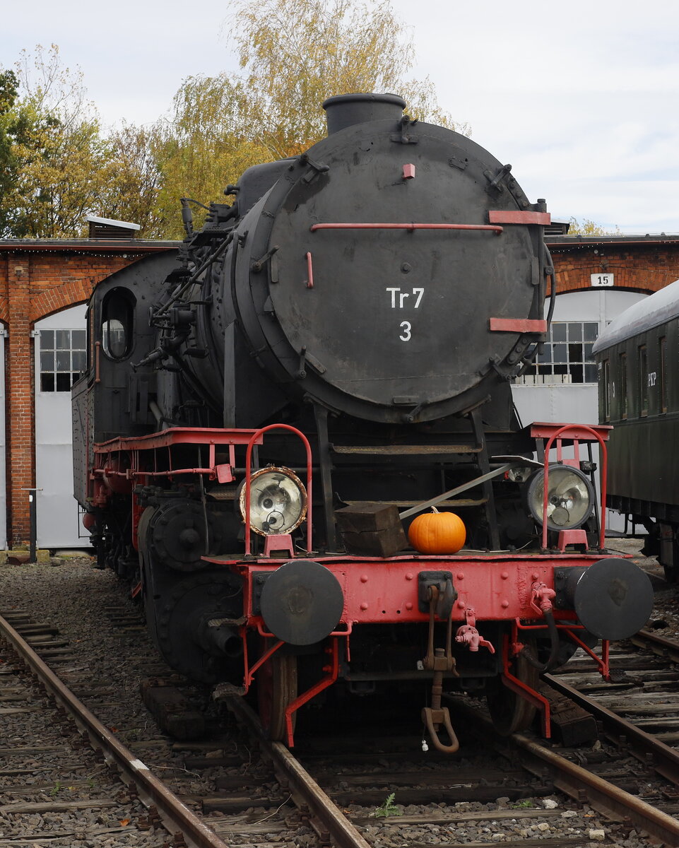 Tr 7 3 auf dem Freigel�nde, eine alte  Preussin  BR 56.  23.10.26  gegen 11 Uhr.