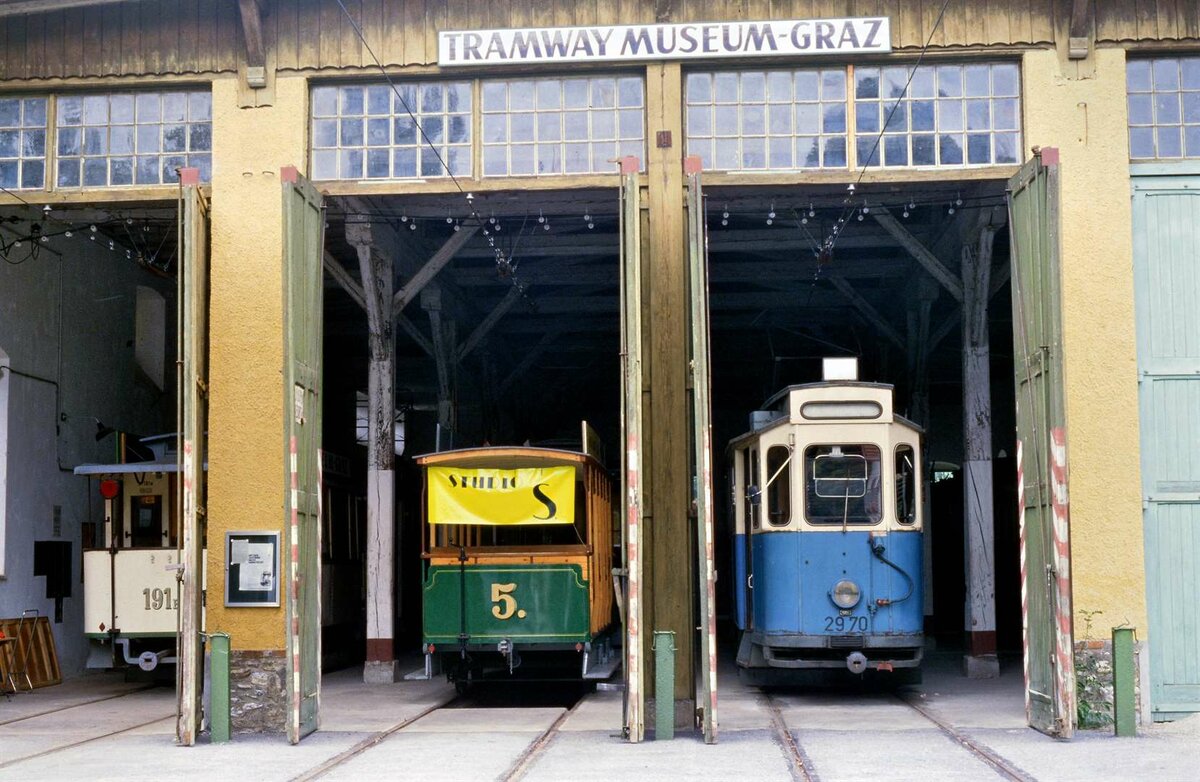 Tramwaymuseum Graz, 15.07.1986