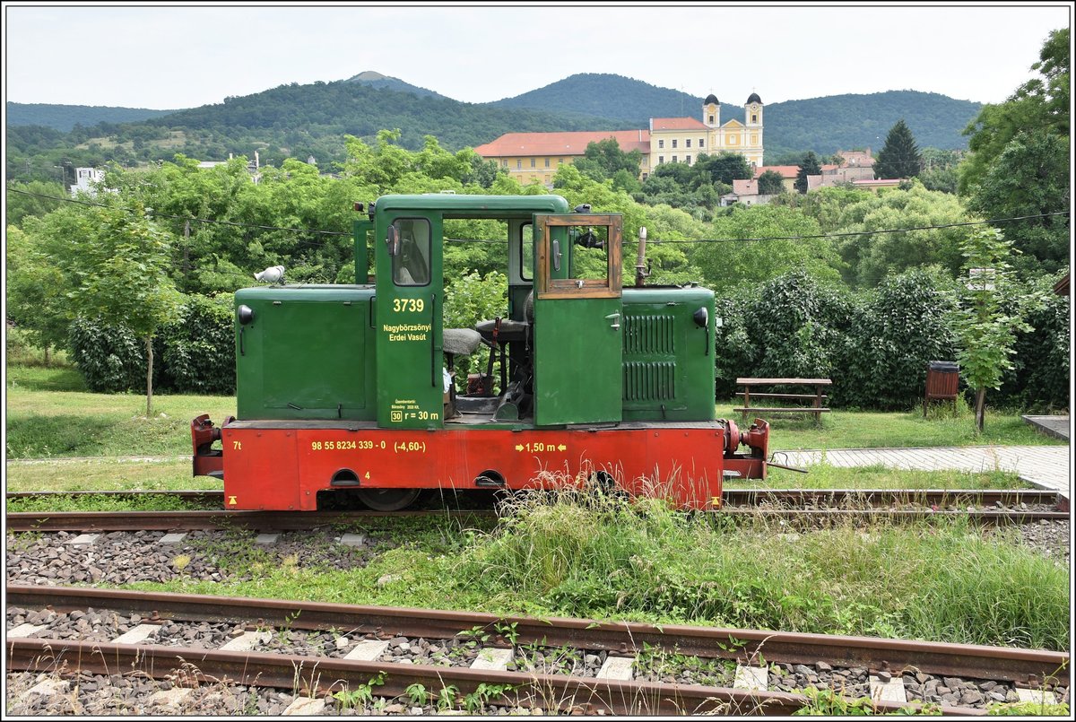 Transbörzsöny Kisvasút, Szob-Nagybörzsöny. C-50 3739 in Márianosztra. (10.06.2018)