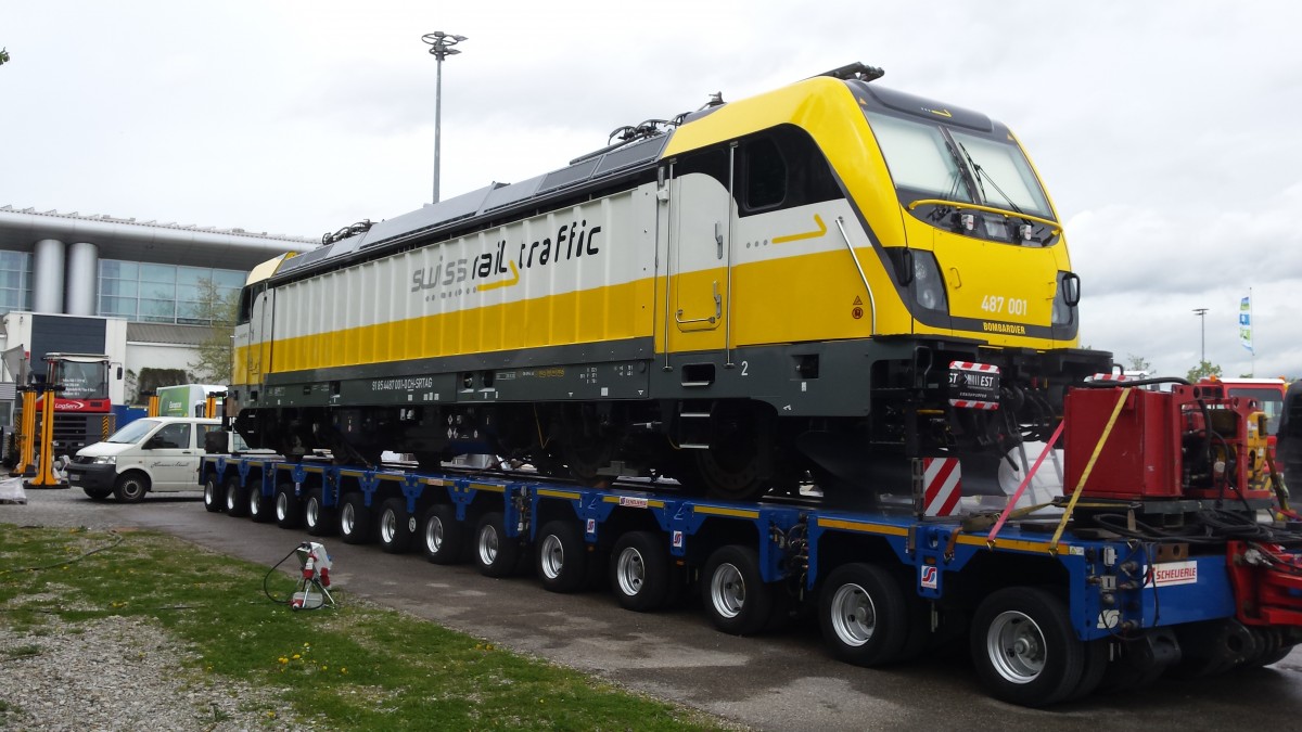 Transport & Logistik Messe München 2015, 487 001 swiss rail traffic