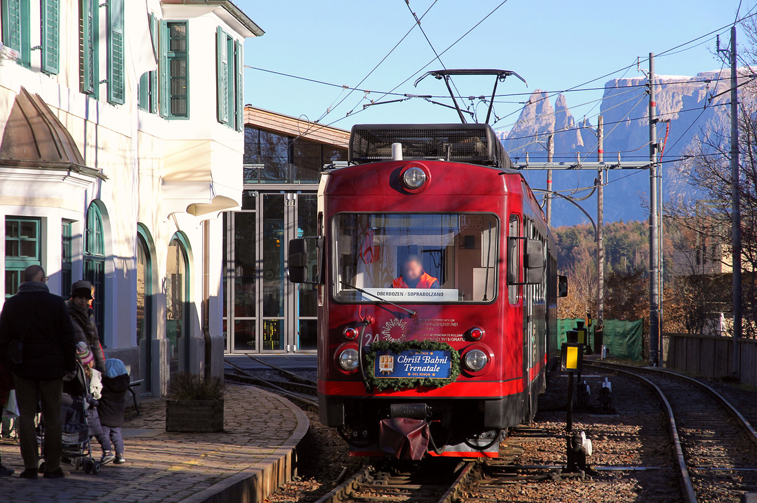 Triebwagen 24 der Rittnerbahn // Oberbozen // 8. Dezember 2016