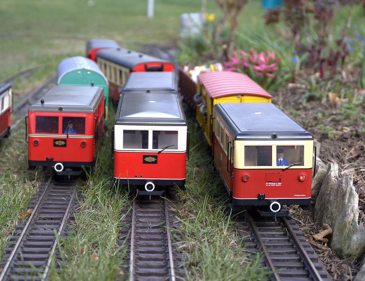 Triebwagenparade zu Ostern. 04.04.2021 14:55 Uhr.