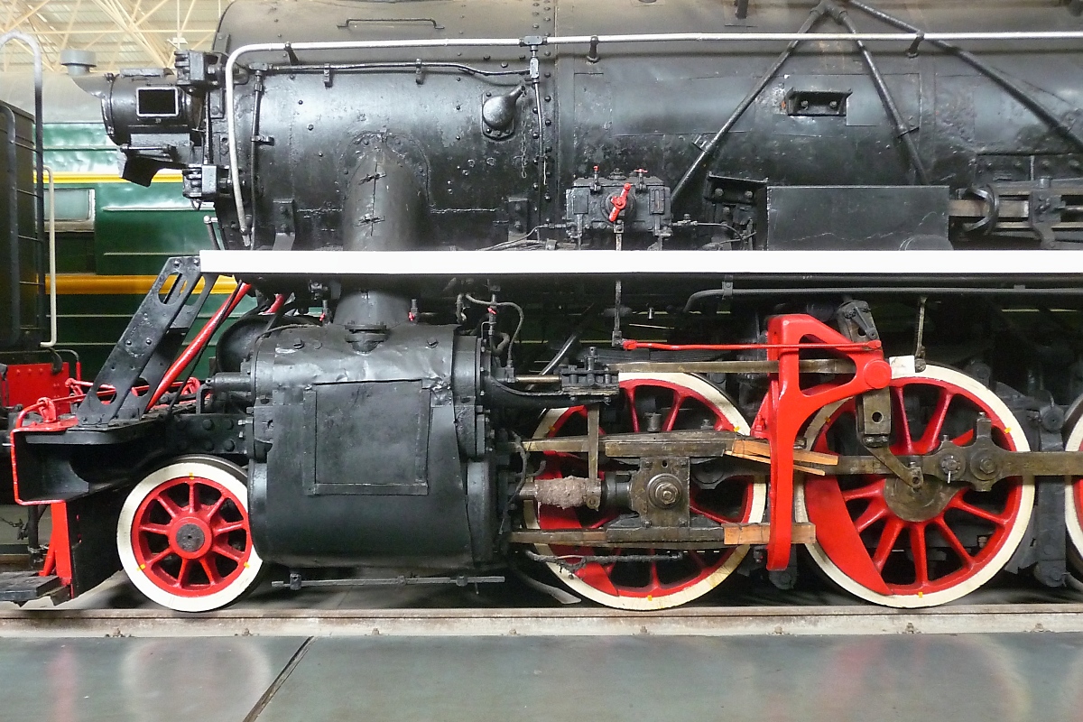 Triebwerk der Class Jiefang No. 3022, 3.7.14, Beijing Railway Museum 