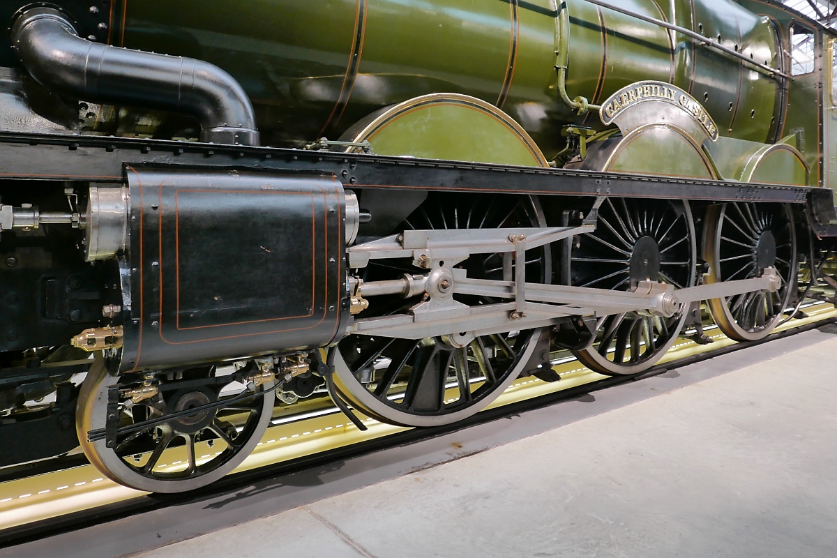 Triebwerk der GWR Lok 4073, Class 4073 (Castle class),