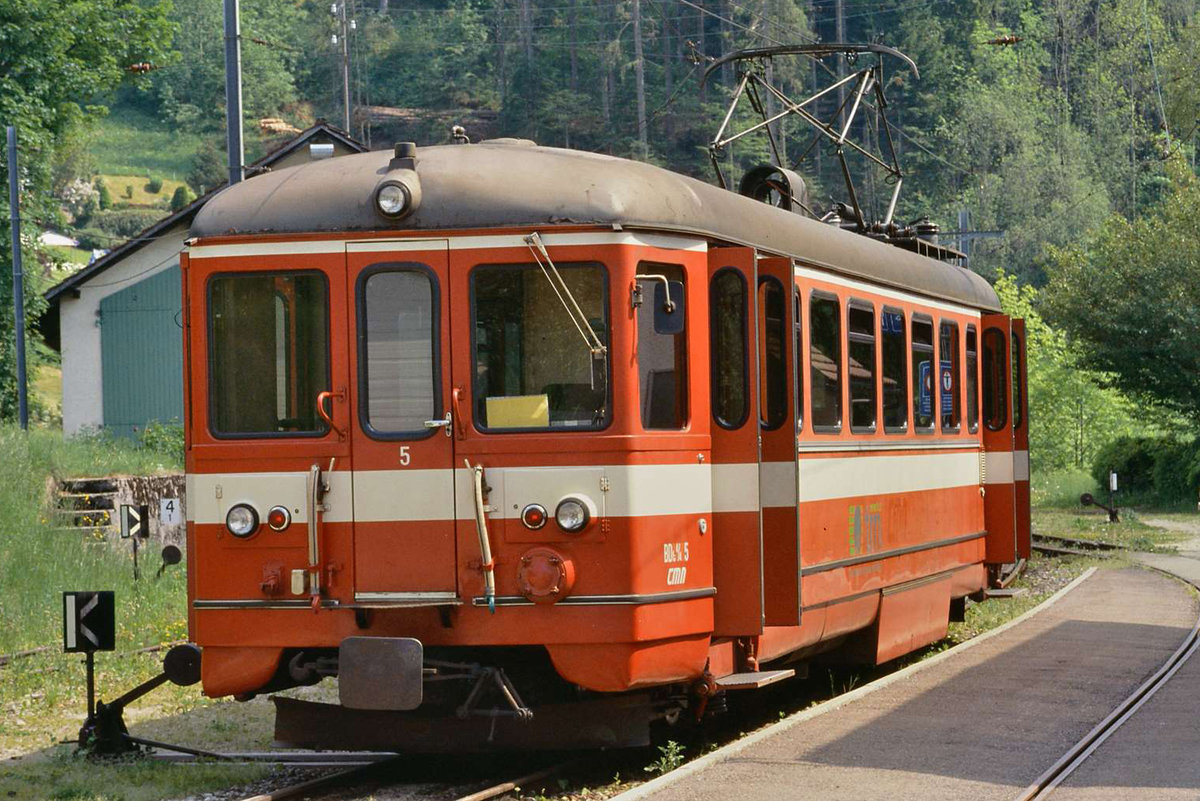 TRN, BDe 4/4, 5, 27.05.2005, Les Brenets