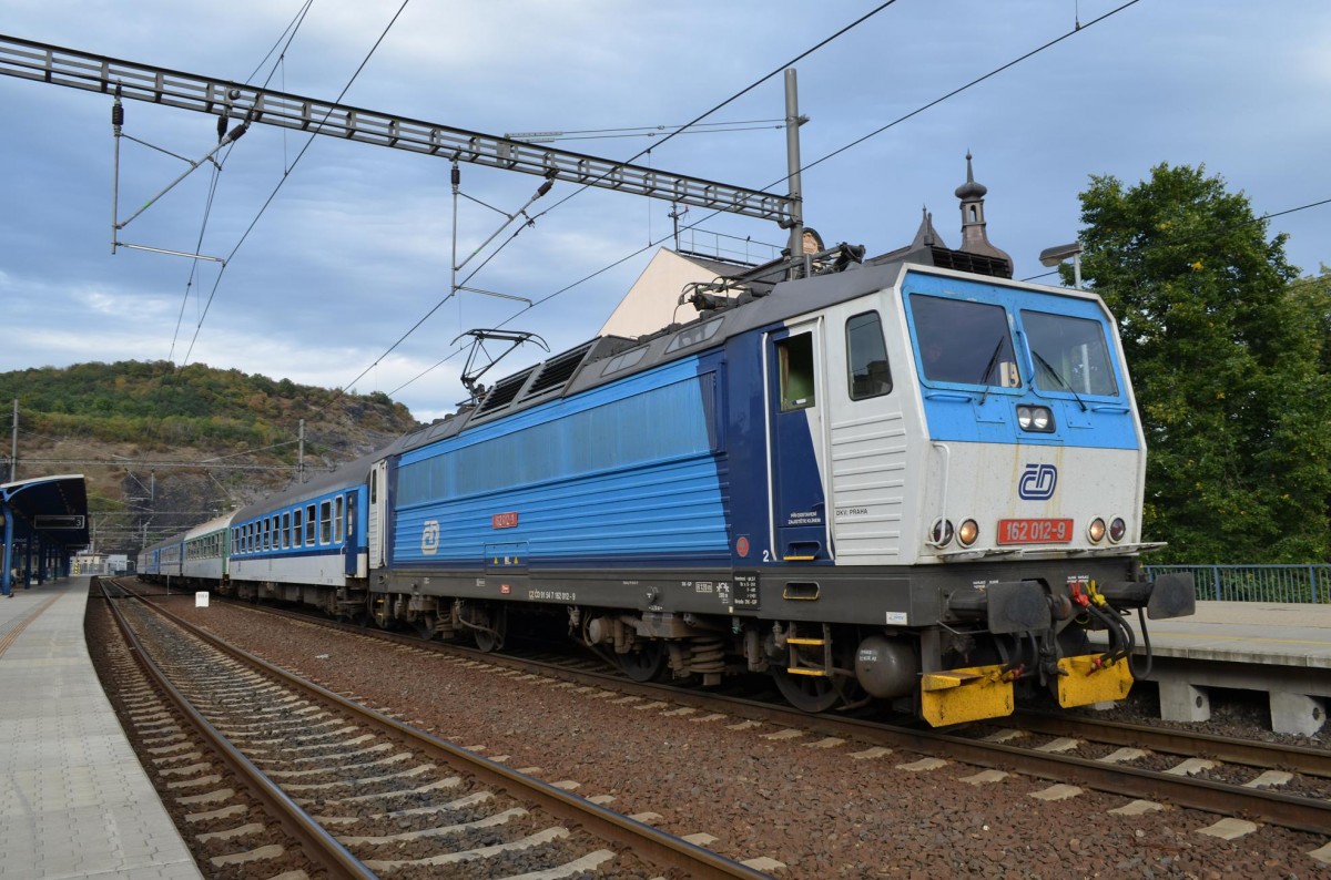 Tschechien 162 112-9 in Ústí nad Labem 28.08.2012