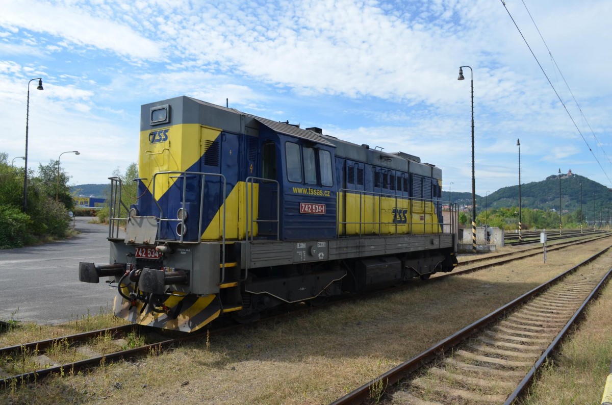 Tschechien 742 534-1 der TSS in Most 28.08.2012
