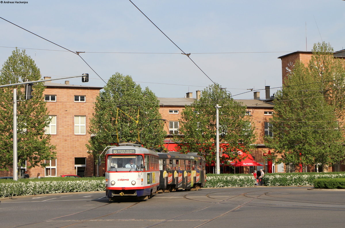 Tw 153 und *** als 6 nach Nova Ulice in Olomouc 3.5.18
