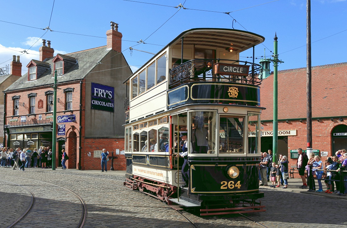 Tw 264, ex Sheffield, Beamish Museum, 02.09.2016.