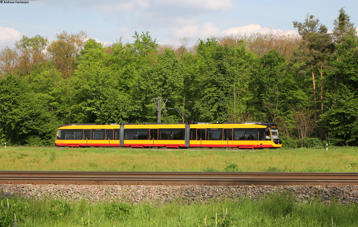 TW 340 als S2 nach Rheinstetten bei Blankenloch 9.5.17