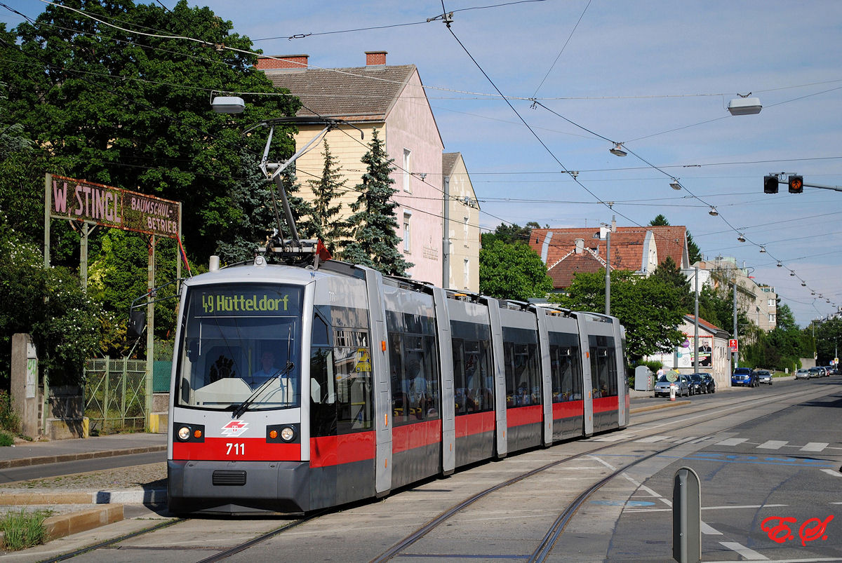 Tw. 711, Hütteldorferstraße. (25.05.2014)