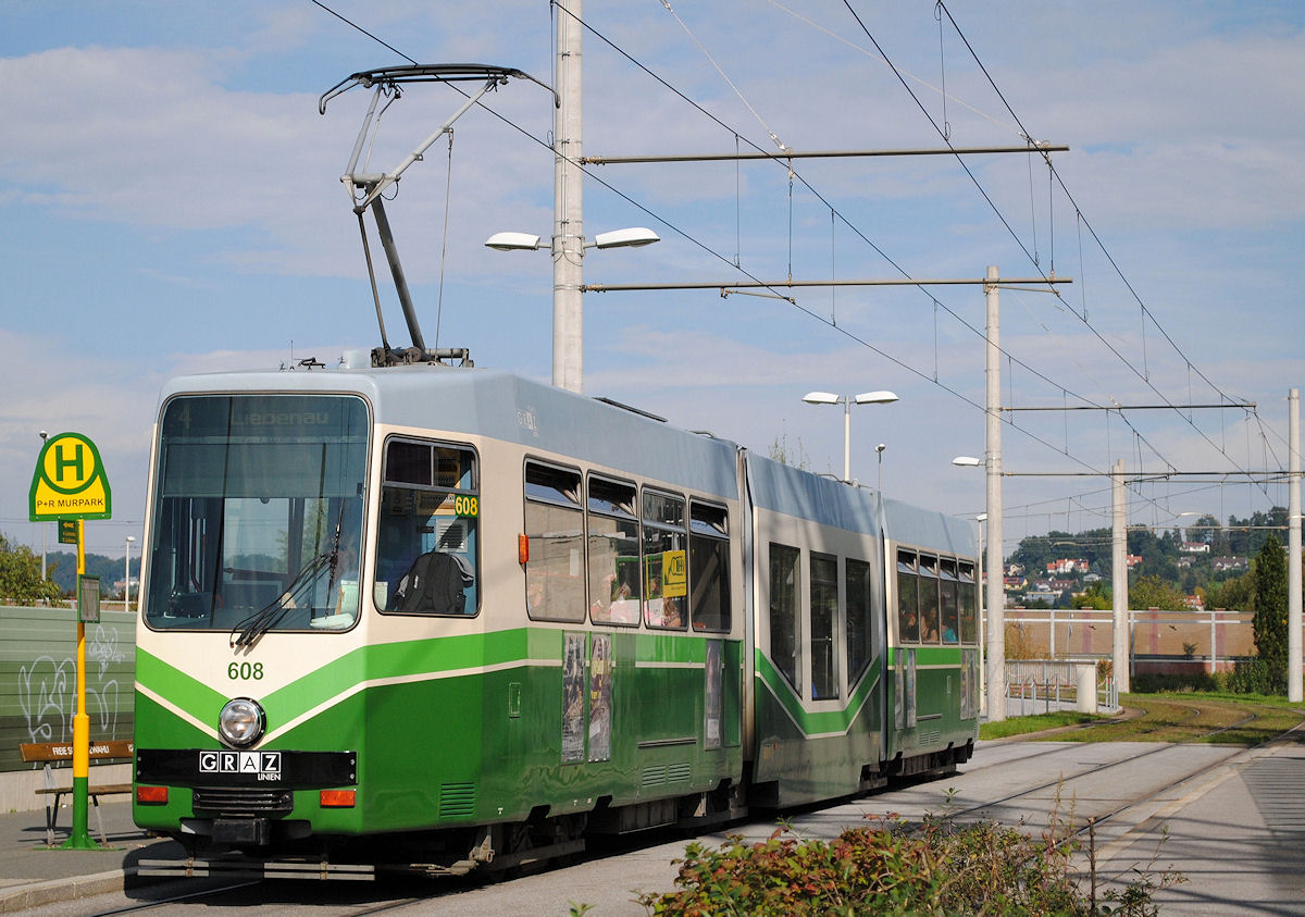 Tw.608, Liebenau Park and Ride Murpark. (20.09.2014)