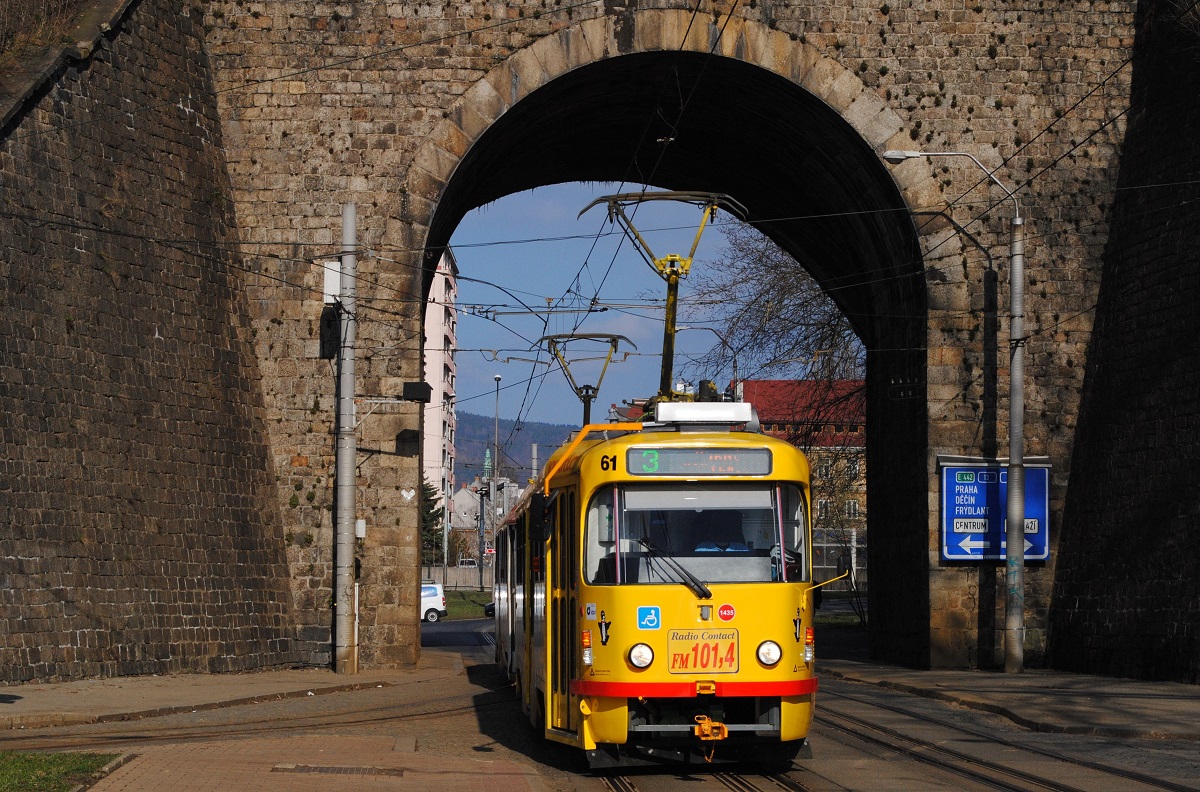 Tw.61 + 59 in der Zwischenendstelle Viadukt. (22.03.2019)