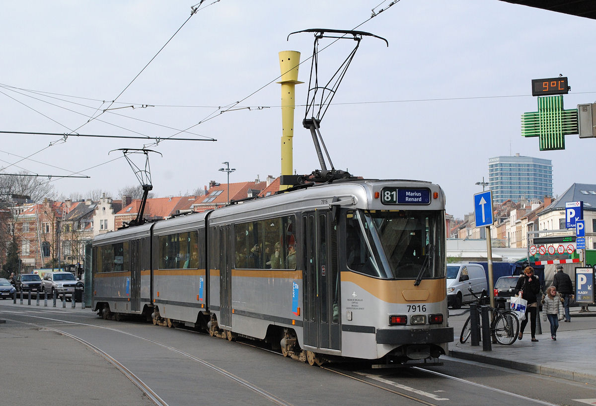 Tw.7916, Place Eugene Flagey.(14.03.2015)