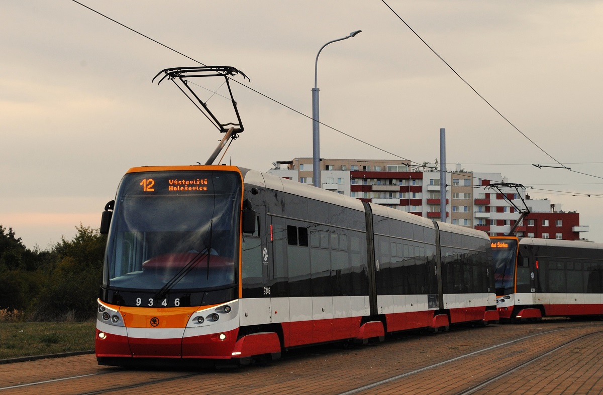 Tw.9346 in der Endstelle Sidliste Barranduv. (21.09.2018)