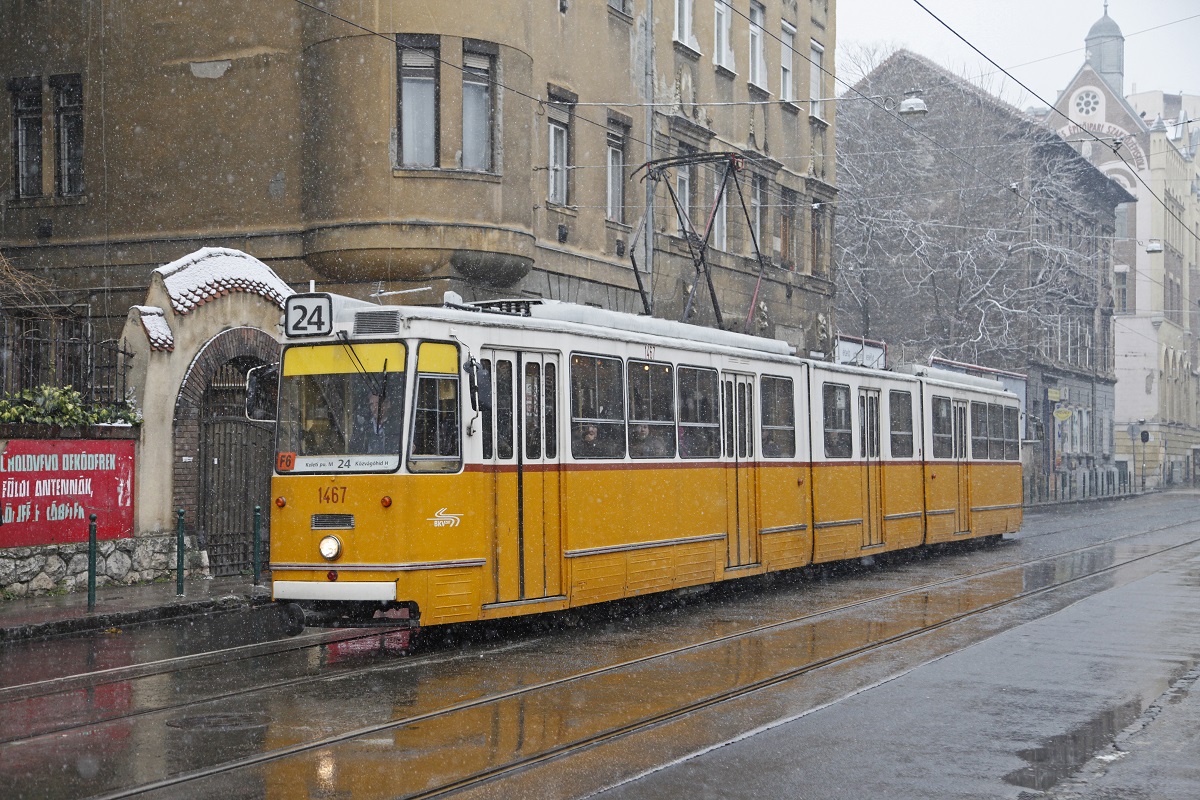 TWG 1427, Linie 24, Festetics György utca am 29.01.2015.