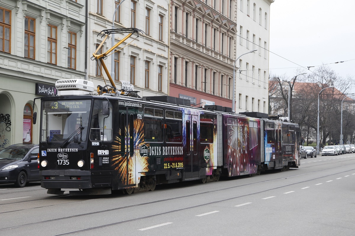 Twg 1735,Linie 3,Brno Rooseveltova,27.03.2015.