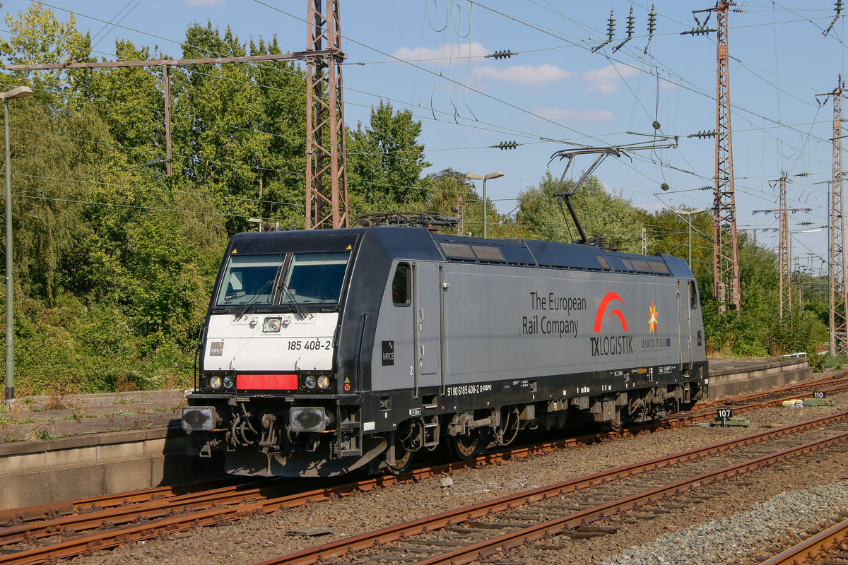 TXL/MRCE 185 408-2 in Essen Hbf, September 2018.