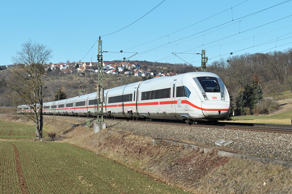 Tz 9008 vor Uhingen auf dem Weg nach München 15.02.2019