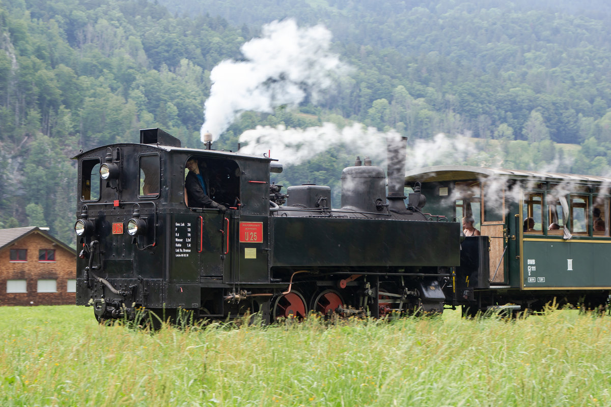 U25 auf dem Weg nach Bersbuch, Reute. 6.7.19