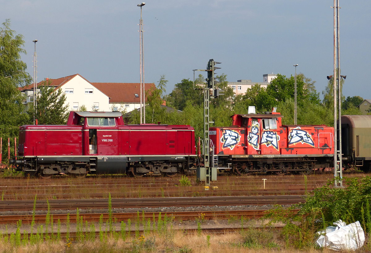 Überführungsfahrt von 362 400-4 durch V100 2100 am 19.07.2019 in Weiden