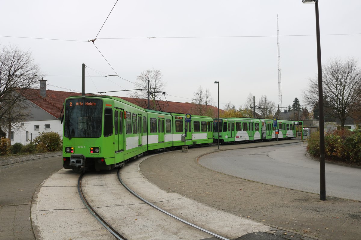 ÜSTRA Hannover Düwag TW6000 Wagen 6230 am 15.11.19 in Hannover