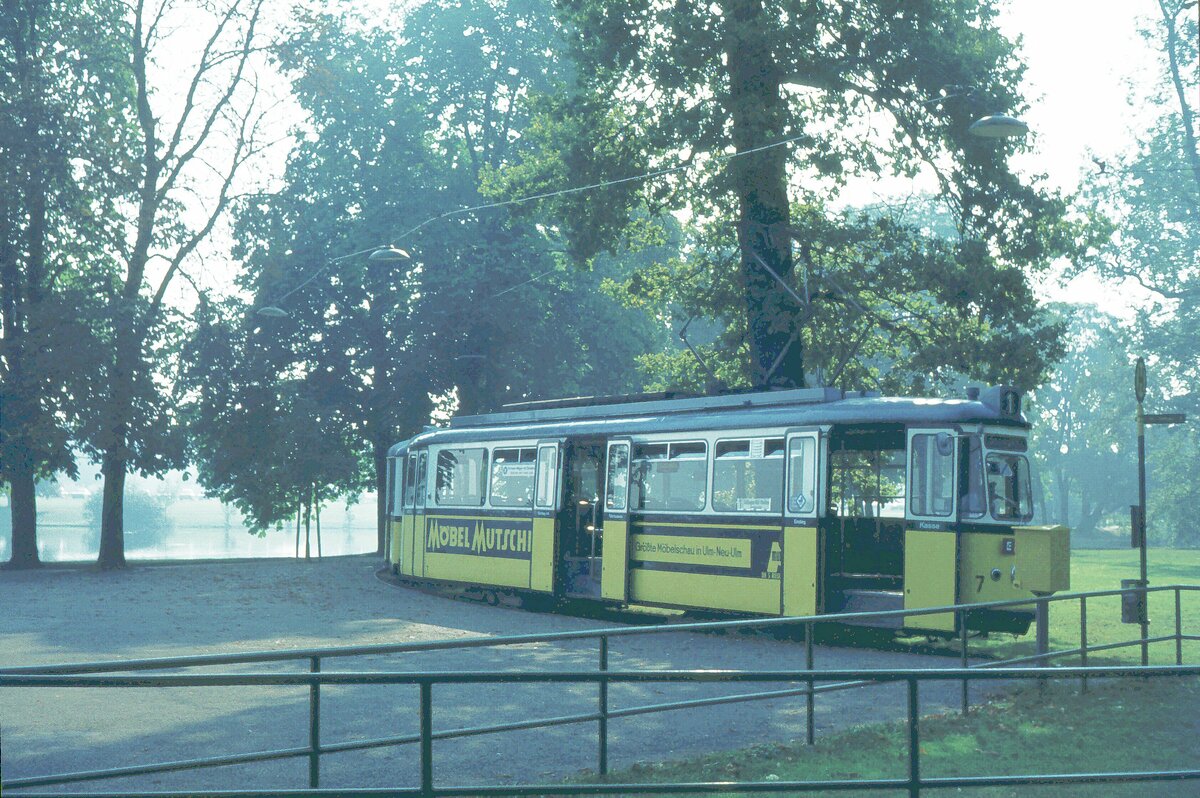 Ulm 08-09-1973 Tw 7 Schleife Donauhalle