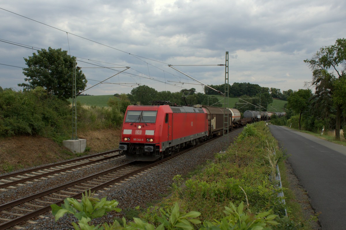 Umleiter 51748 von Nürnberg nach Leipzig hier in Liebau/Pöhl auf Gegengeis. Aufgenommen am 12.07.2015