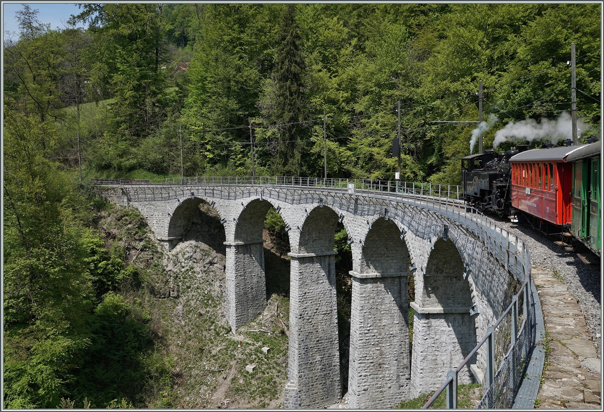 Unterwegs auf der Blonay Chamby Bahn...
8. Mai 2016