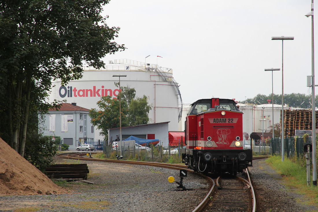 Uwe Adam 22 (zum Aufnahmezeitpunkt Leiheinsatz bei CTL Logistics) // Hafen Hanau // 30. August 2017