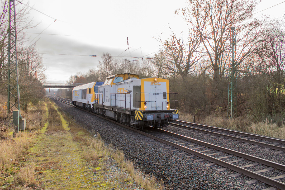 V 180.07 u.V 500.06 beide sind am 23.11.2021 bei Kerzell unterwegs