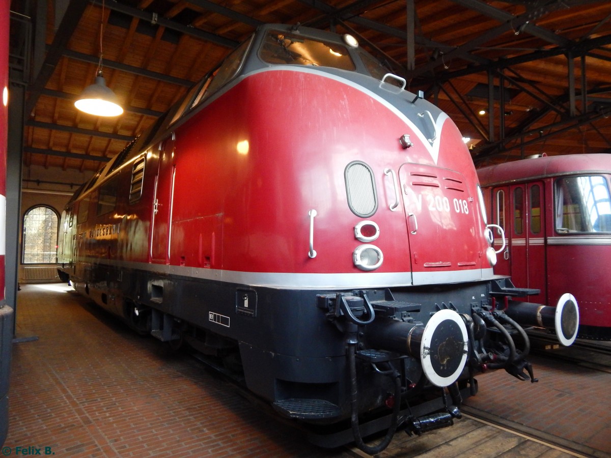 V 200 018 im Deutschen Technikmuseum Berlin am 23.08.2015