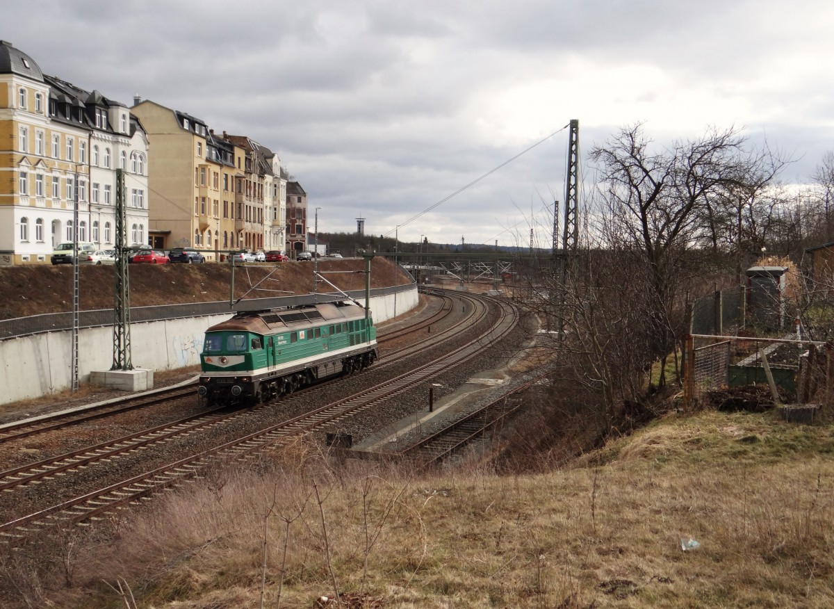 V 300 002 fuhr am 05.03.15 durch Plauen/V.