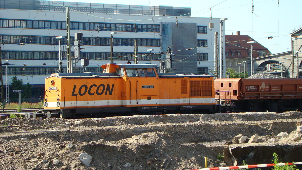 V100 Ost LOCON 201 Leipzig Hauptbahnhof 08.06.2014