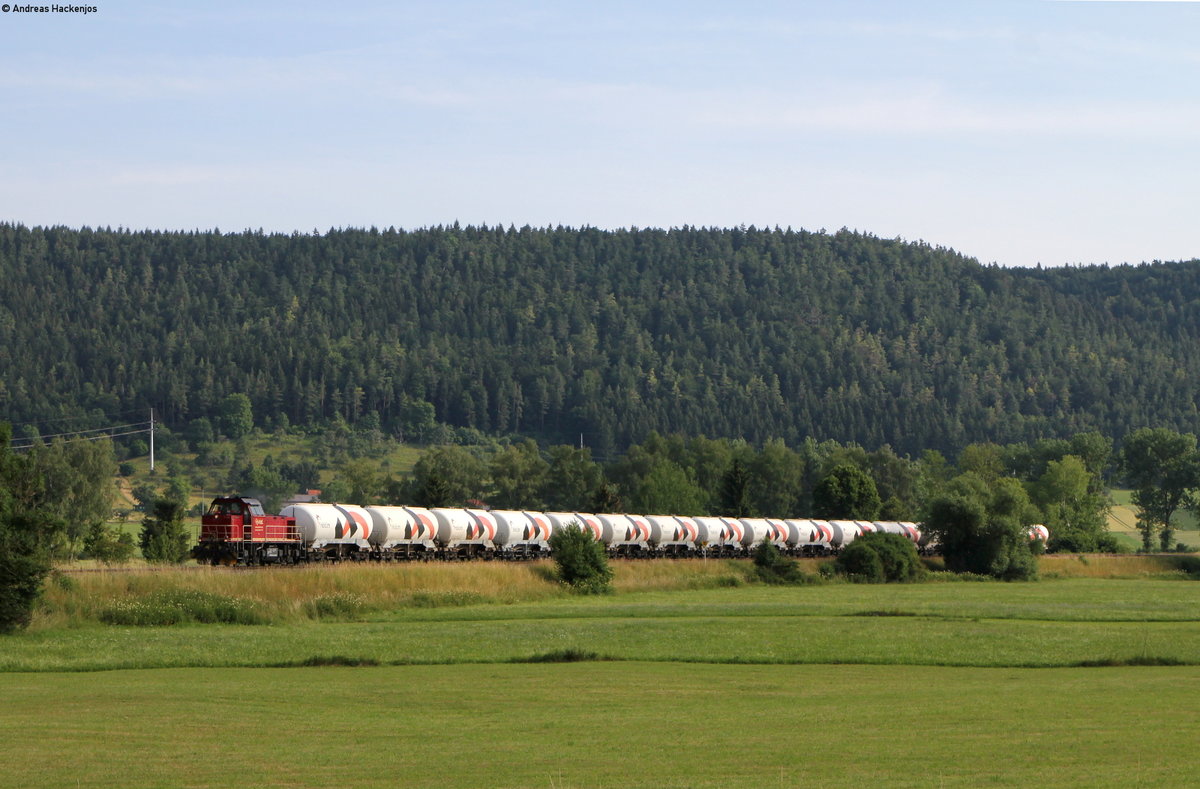 V152 mit dem DGS 91240 (Gammertingen-Singen(Htw)) bei Tuttlingen 9.7.19