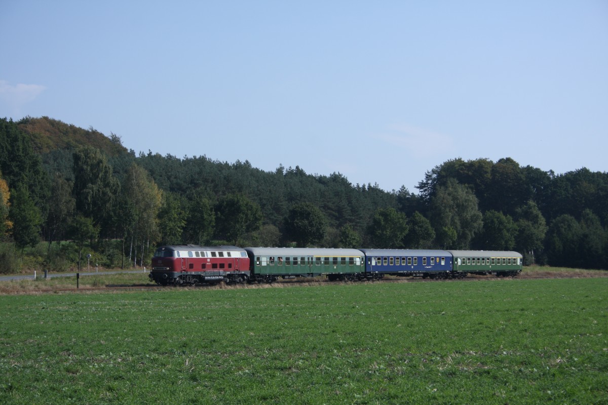V160 003 bei Gehlbergen 19.09.2009