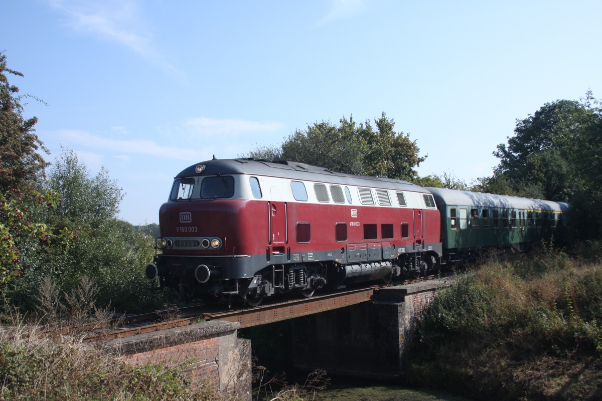 V160 003 bei Hassel 19.09.2009