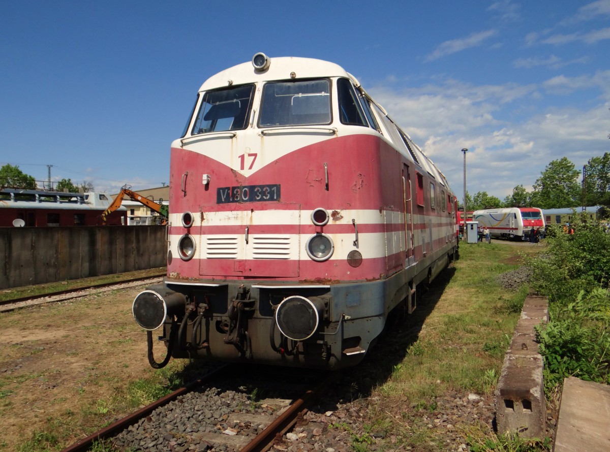 V180 331 vorher am 30.05.15 beim TEV Weimar zu sehen.