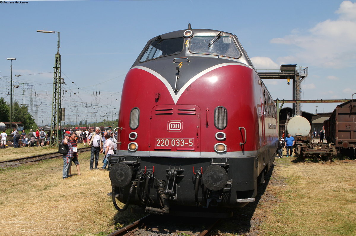 V200 033 beim Sommerfest in Koblenz Lützel 22.6.19