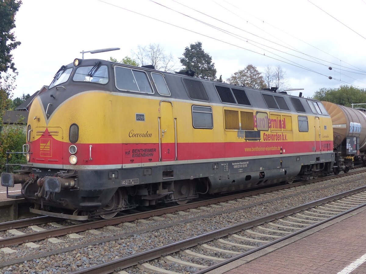 V200 - D20 der Bentheimer Eisenbahn in Salzbergen, 04.10.2017