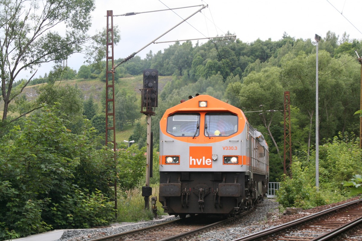 V330.3 Einfahrt Kalkwerk Rübeland 11.07.2008