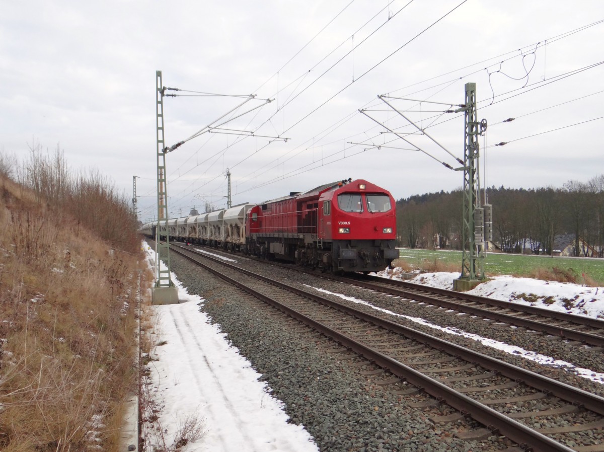 V330.5 hvle zu sehen am 25.01.16 in Mehltheuer.