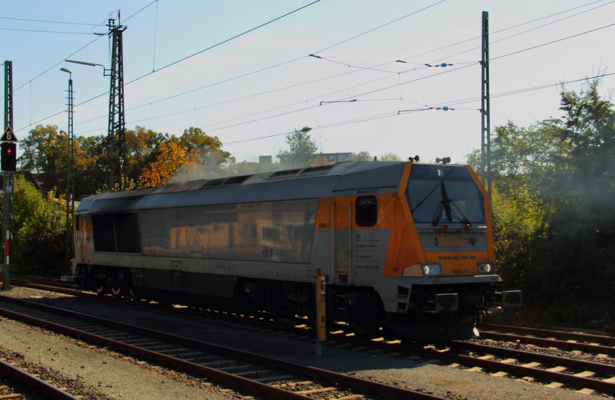 V500.17 SGL in Hochstadt/ Marktzeuln am 29.09.2013.