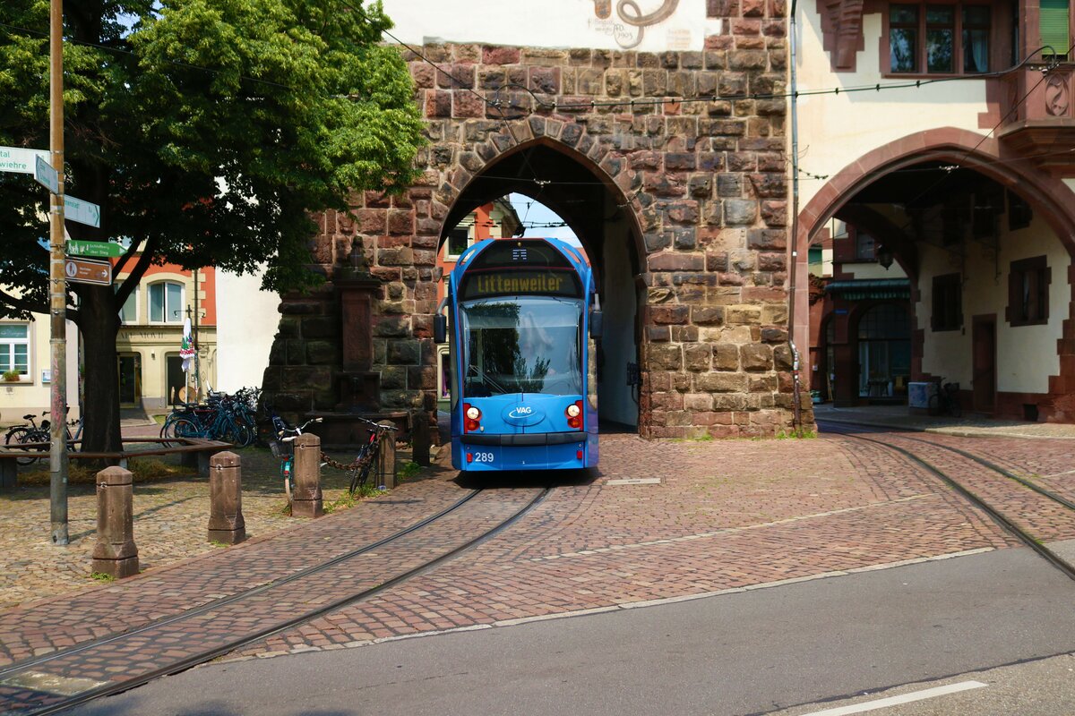 VAG Freiburg Siemens Combino Advanced Wagen 289 am 10.07.23 in Freiburg
