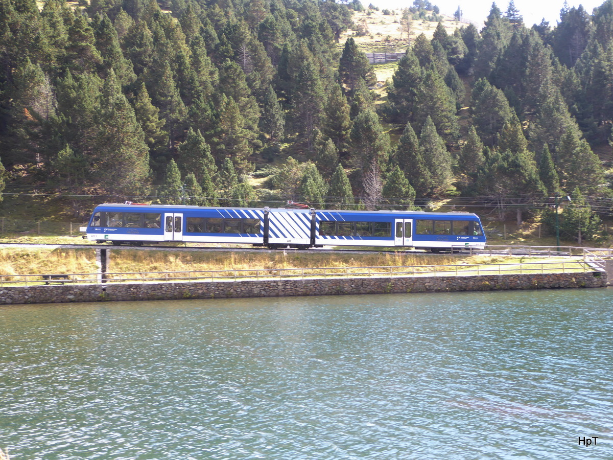 Vall de Nuria / Cremallera - Triebwagen A.11 unterwegs in Nuria am 04.10.2016