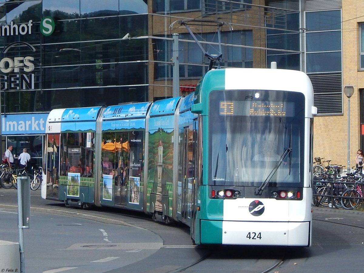 Variobahn Nr. 424 der ViP in Potsdam am 24.08.2015