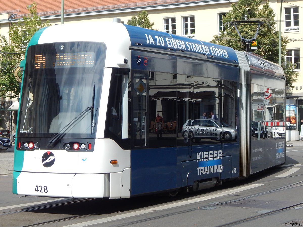 Variobahn Nr. 428 der ViP in Potsdam am 24.08.2015