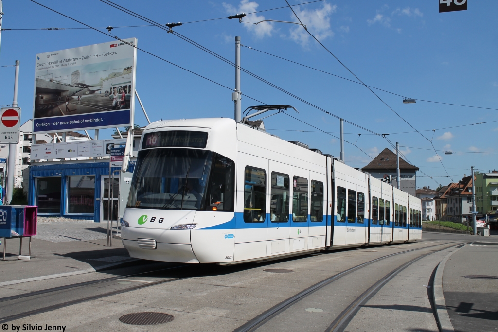 VBG Nr. 3072 (Be 5/6 Cobra) am 30.7.2016 in Zürich, Bahnhof Oerlikon Ost.